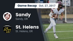 Recap: Sandy  vs. St. Helens  2017
