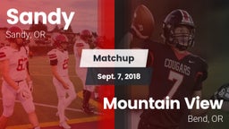 Matchup: Sandy  vs. Mountain View  2018
