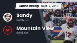 Recap: Sandy  vs. Mountain View  2018