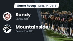 Recap: Sandy  vs. Mountainside  2018