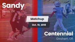 Matchup: Sandy  vs. Centennial  2018