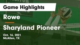 Rowe  vs Sharyland Pioneer  Game Highlights - Oct. 16, 2021