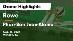 Rowe  vs Pharr-San Juan-Alamo  Game Highlights - Aug. 13, 2022
