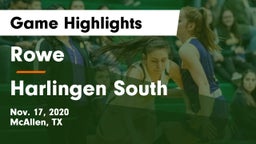 Rowe  vs Harlingen South  Game Highlights - Nov. 17, 2020