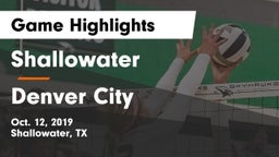 Shallowater  vs Denver City  Game Highlights - Oct. 12, 2019