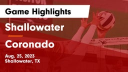 Shallowater  vs Coronado Game Highlights - Aug. 25, 2023