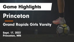 Princeton  vs Grand Rapids Girls Varsity Game Highlights - Sept. 17, 2022