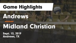 Andrews  vs Midland Christian  Game Highlights - Sept. 13, 2019
