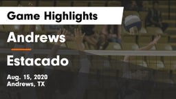 Andrews  vs Estacado Game Highlights - Aug. 15, 2020