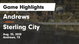 Andrews  vs Sterling City  Game Highlights - Aug. 25, 2020
