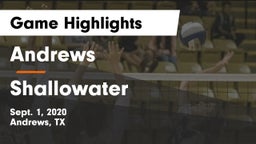 Andrews  vs Shallowater  Game Highlights - Sept. 1, 2020