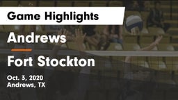 Andrews  vs Fort Stockton  Game Highlights - Oct. 3, 2020