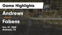 Andrews  vs Fabens Game Highlights - Oct. 31, 2020
