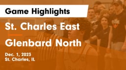 St. Charles East  vs Glenbard North  Game Highlights - Dec. 1, 2023