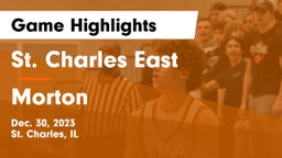 St. Charles East  vs Morton  Game Highlights - Dec. 30, 2023