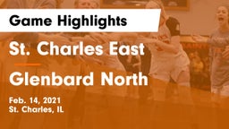 St. Charles East  vs Glenbard North  Game Highlights - Feb. 14, 2021