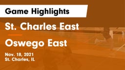 St. Charles East  vs Oswego East  Game Highlights - Nov. 18, 2021