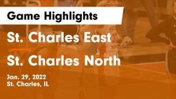 St. Charles East  vs St. Charles North  Game Highlights - Jan. 29, 2022
