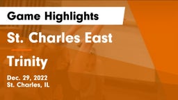 St. Charles East  vs Trinity  Game Highlights - Dec. 29, 2022