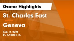 St. Charles East  vs Geneva  Game Highlights - Feb. 2, 2023