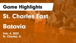 St. Charles East  vs Batavia  Game Highlights - Feb. 4, 2023