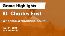 St. Charles East  vs Wheaton-Warrenville South  Game Highlights - Jan. 11, 2024