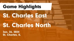 St. Charles East  vs St. Charles North  Game Highlights - Jan. 26, 2024