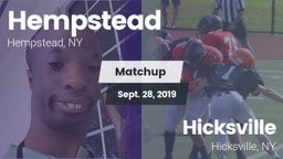 Matchup: Hempstead High vs. Hicksville  2019