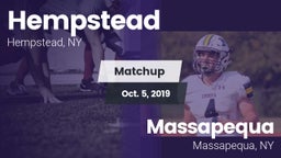 Matchup: Hempstead High vs. Massapequa  2019