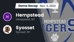 Recap: Hempstead  vs. Syosset  2022