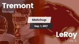 Matchup: Tremont  vs. LeRoy  2017
