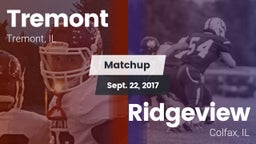 Matchup: Tremont  vs. Ridgeview  2017