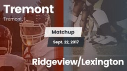 Matchup: Tremont  vs. Ridgeview/Lexington 2017