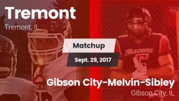 Matchup: Tremont  vs. Gibson City-Melvin-Sibley  2017