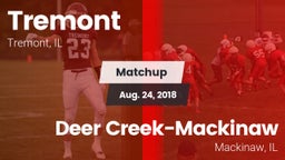 Matchup: Tremont  vs. Deer Creek-Mackinaw  2018