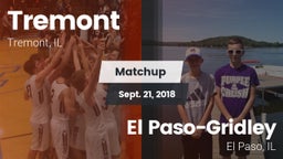 Matchup: Tremont  vs. El Paso-Gridley  2018