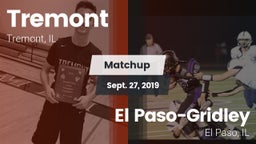 Matchup: Tremont  vs. El Paso-Gridley  2019