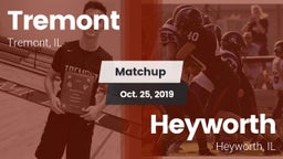 Matchup: Tremont  vs. Heyworth  2019