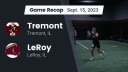 Recap: Tremont  vs. LeRoy  2023
