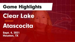 Clear Lake  vs Atascocita  Game Highlights - Sept. 4, 2021