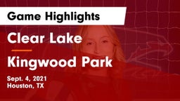 Clear Lake  vs Kingwood Park  Game Highlights - Sept. 4, 2021