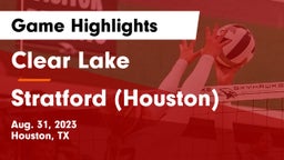Clear Lake  vs Stratford  (Houston) Game Highlights - Aug. 31, 2023