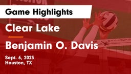 Clear Lake  vs Benjamin O. Davis  Game Highlights - Sept. 6, 2023