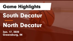 South Decatur  vs North Decatur  Game Highlights - Jan. 17, 2020