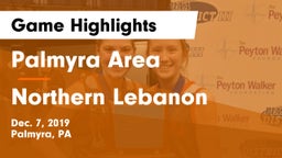 Palmyra Area  vs Northern Lebanon  Game Highlights - Dec. 7, 2019