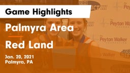 Palmyra Area  vs Red Land  Game Highlights - Jan. 20, 2021