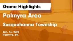 Palmyra Area  vs Susquehanna Township  Game Highlights - Jan. 16, 2023