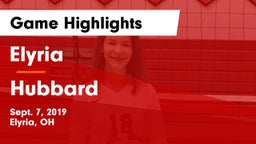 Elyria  vs Hubbard Game Highlights - Sept. 7, 2019