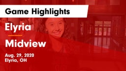 Elyria  vs Midview  Game Highlights - Aug. 29, 2020