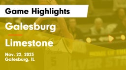 Galesburg  vs Limestone  Game Highlights - Nov. 22, 2023